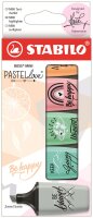 STABILO BOSS MINI Pastellove Edition 2.0 5er Etui rosiges...