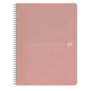 Oxford Office Spiralbuch My Rec’Up A4, liniert, 90 Blatt, Cover rosa