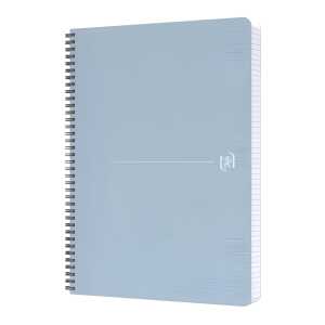 Oxford Office Spiralbuch My Rec’Up A4, kariert, 90 Blatt, Cover blau