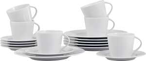Esmeyer Kaffeeservice ISTA 18-tlg. weiß