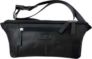 Gürteltasche Leder Street schwarz PRIDE & SOUL 47534 33x14x4cm