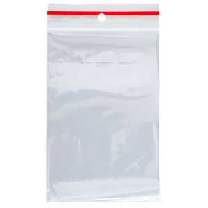 Q-Connect Druckbandbeutel - 80x120mm, transparent, 100 Stück