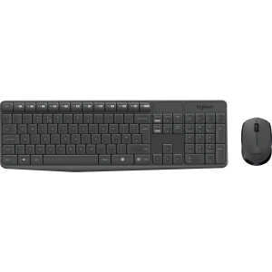Tastatur + Maus kabellos anthrazit LOGITECH 920-007905 / MK235