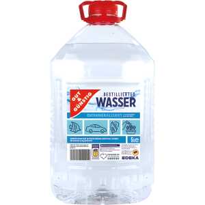 GUT & GÜNSTIG Destilliertes Wasser 5L