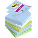 Post-it Haftnotizblock Z-Notes Oasis - 76 x 76 mm, sort...