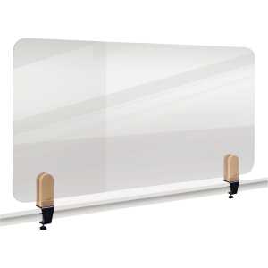 LEGAMASTER ELEMENTS Tischtrennwand - 60 x 120 cm transparent, Klammern