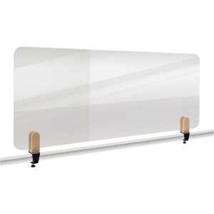 LEGAMASTER ELEMENTS Tischtrennwand - 60 x 160 cm transparent, Klammern