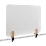 LEGAMASTER Tischtrennwand Whiteboard - 60 x 80 cm, weiß, Klammern