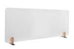 LEGAMASTER Tischtrennwand Whiteboard - 60 x 120 cm, weiß, Klammern