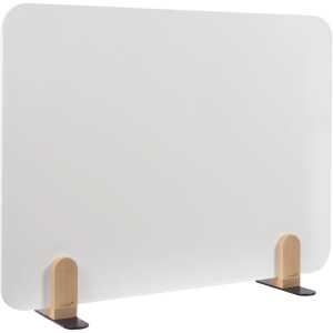 LEGAMASTER Tischtrennwand Whiteboard - 60 x 80 cm, weiß, Halterungen