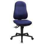 Bürodrehstuhl Support SY ohne Armlehnen - royalblau,