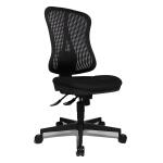 Bürodrehstuhl Head Point SY ohne Armlehnen - schwarz,