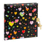 Goldbuch Tagebuch Heart to Heart dark