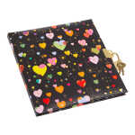 Goldbuch Tagebuch Heart to Heart dark