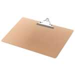 Q-Connect Klemmbrett - A3 quer, Holz, braun