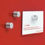 SuperDym-Magnete - silber - Zylinder Ø 10 mm - 1 x 1 x 1 cm - 10 Stück