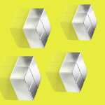 SIGEL BA705 SuperDym-Magnete - silber - Würfel 2 x 1...