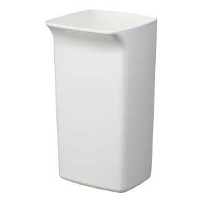 DURABLE Abfallbehälter DURABIN 40L + Schwingklappe - weiß