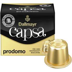 Kaffeekapseln Capsa Lungo prodomo DALLMAYR 10 Kapseln à 5,6g