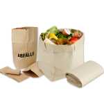 Papierabfallsack Recyclingpapier - 120 l, 2-lagig, 25...