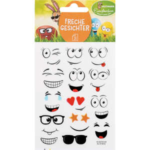 Oster Decorsticker Freche Gesichter sort 1018610