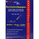 Durchschreibepapier in der 100 Blatt Mappe, A4, blau,