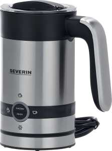 SEVERIN Milchschäumer 200ml Edelstahl/schwarz