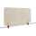 Tischtrennwand akustik Pinboard - 60 x 120 cm, beige, Klammern