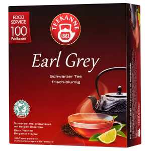 TEEKANNE Schwarztee Earl Grey - 100 Beutel à 1,75 g