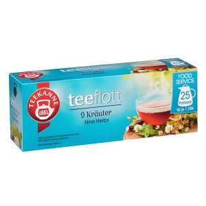 TEEKANNE Kräutertee Teeflott - 25 Beutel à 5 g
