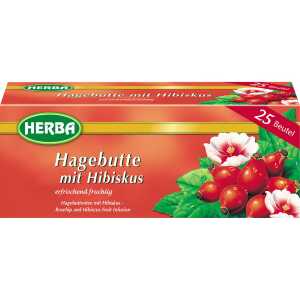 HERBA Tee Hagebutte 25 Beutel x 2,0 g