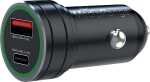 MEDIARANGE KfZ-Ladegerät - USB-A/USB-C schwarz