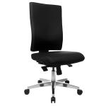 Bürodrehstuhl Lightstar 20 ohne Armlehnen - schwarz,