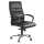 Chefsessel TD Luxe 10 - schwarz, Leder, mit Armlehnen,