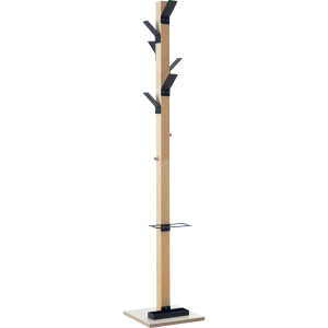easyCloth® Garderobenständer 35 x 178 cm (Ø x H) Holz
