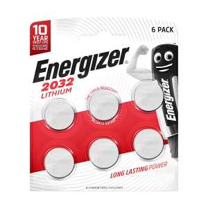 ENERGIZER Knopfzellen-Batterie Lithium CR2032 3,0Volt - 6 Stück