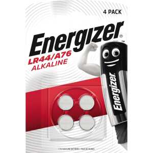 ENERGIZER Knopfzellen-Batterie Alkaline LR44/A76 1,5Volt 4 Stück