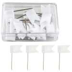 Markierfähnchen, Weiß, SB-Dose à 20...