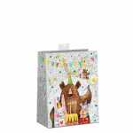 Geschenktasche Kinder 18x23x10cm, mit Kordel und...