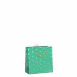 Geschenktasche Kleine Herzen 15x15x6cm, mit Kordel und...