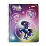 Spiralblock Pony Stars A5 kariert 80 Blatt, ab 3 Jahren,...