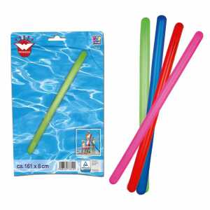 Wasser-Nudel aufblasbar D11x164cm 4fach sortiert,