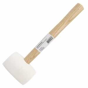 Gummihammer 41cm mit Holzgriff, mit Farbaufklebern