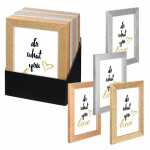 Portraitrahmen GLITTER 13x18cm sortiert