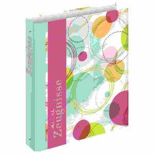 RNK Zeugnisringbuch Circles A4 4 Ring-Mechanik