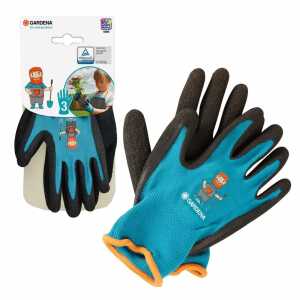 Gartenhandschuhe Kinder Gr.3, mit griffiger und Handschuhinnenfläche