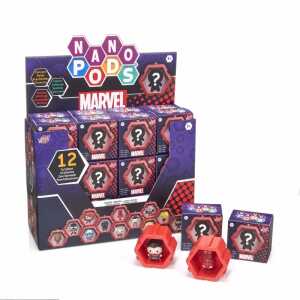 WOW! Nano PODS MARVEL 12 Motive zum Sammeln u Tauschen, leuchten