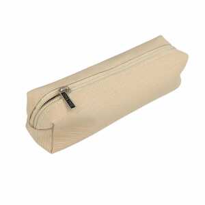 Schlamperetui Retro 22x7x7cm beige, mit Reißverschluss,, Online