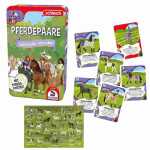 Kartenspiel schleich Pferde Paare Metalldose, Schmidt Spiele