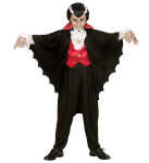 Vampir Umhang mit Kragen Kindergröße 158cm